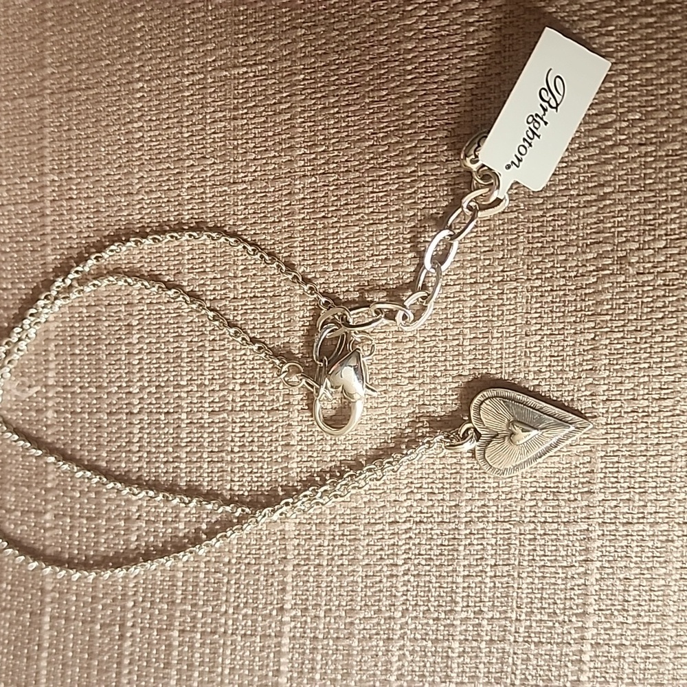 New Brighton Dazzling Love Petite Heart Necklace in Lilac, NWT - Picture 8 of 9